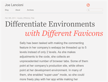 Tablet Screenshot of joelencioni.com